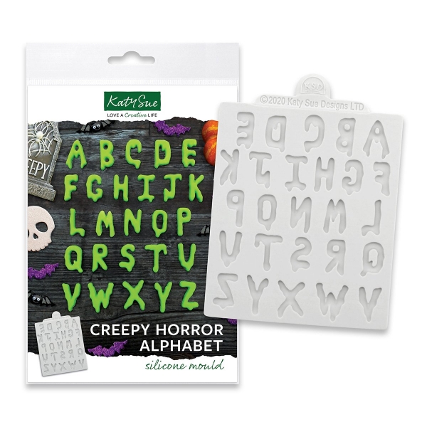 Silikonform - Creepy Horror Alphabet